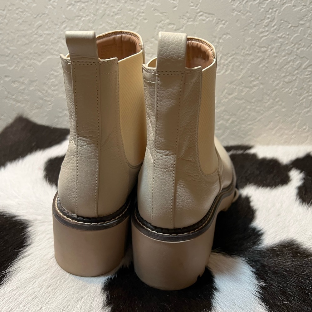 Nordstrom Cream Ankle Booties